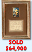 GEORGE WASHINGTON Autograph
